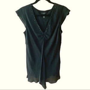 Alfani Silk Sequins Top